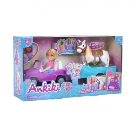 Лялька "Anlily" 606015 з машиною і конем