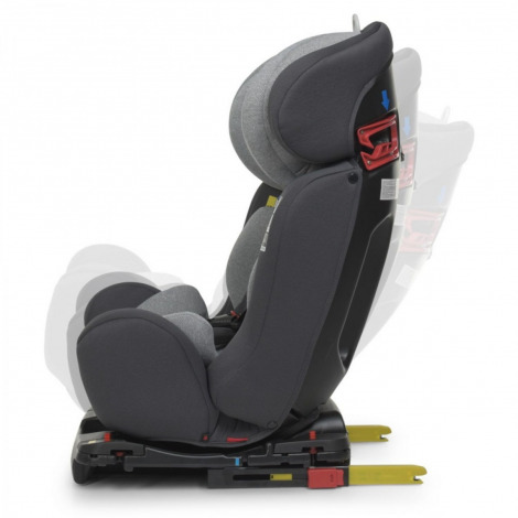 Автокрісло El Camino 0-36 кг МЕ-1041 Isofix Royal Black