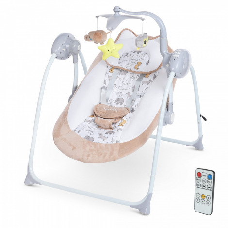 Крісло-гойдалка EL Camino TEDDY1075 Beige Animals