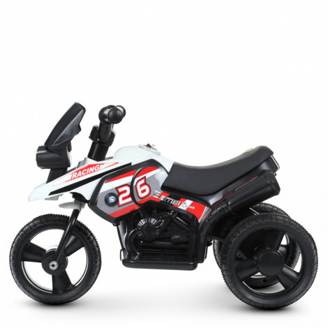 Електромотоцикл М4826L-1 білий