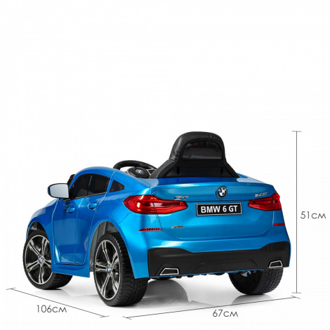 Електромобіль JJ-2164EBLRS-4 BMW синій