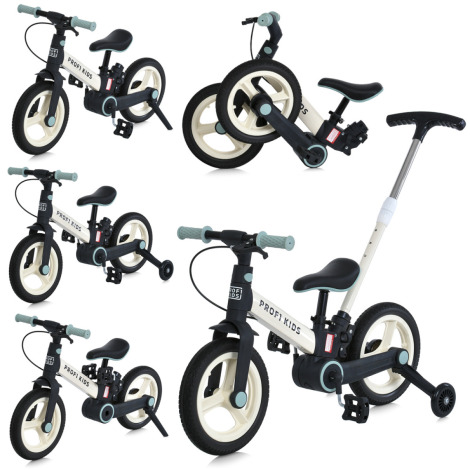 Велосипед-трансформер Profi Kids 12" 3в1 1021-2MВ білий