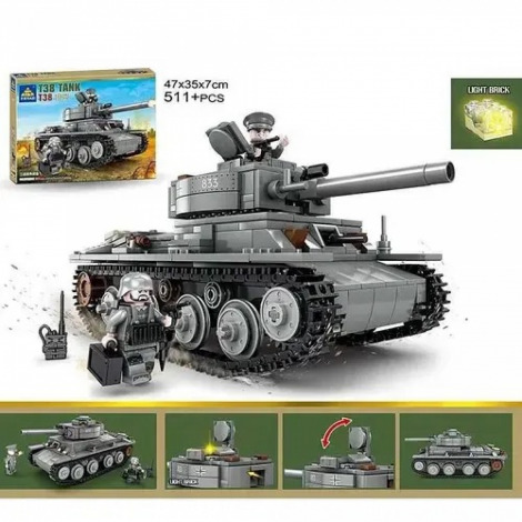 Конструктор KAZI 82051 Танк Т-38 511 деталей