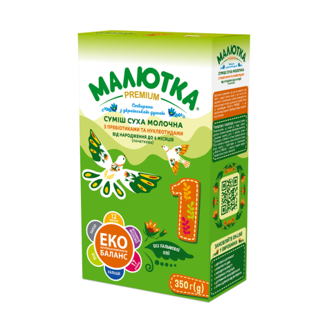 Суха молочна суміш Малютка Премiум 1 350 г