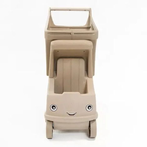 Автомобіль з кошиком "Doloni" 01540-02ECO бежевий