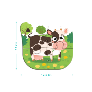 Пазл 4в1 "Baby puzzle" 300687 День на фермі