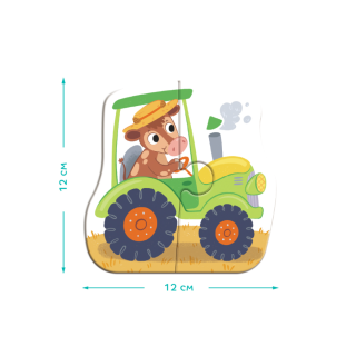 Пазл 4в1 "Baby puzzle" 300685 Транспорт