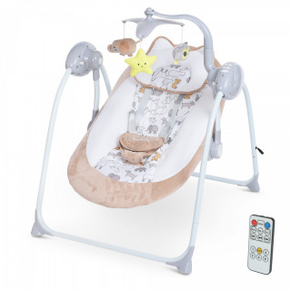 Крісло-гойдалка EL Camino TEDDY1075 Beige Animals