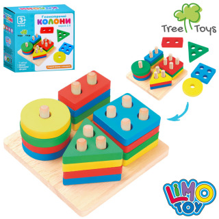 Дерев'яна іграшка Tree Toys ''Геометрика'' MD 0818