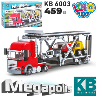 Конструктор КВ-6003 Трейлер,машинки 459 деталей